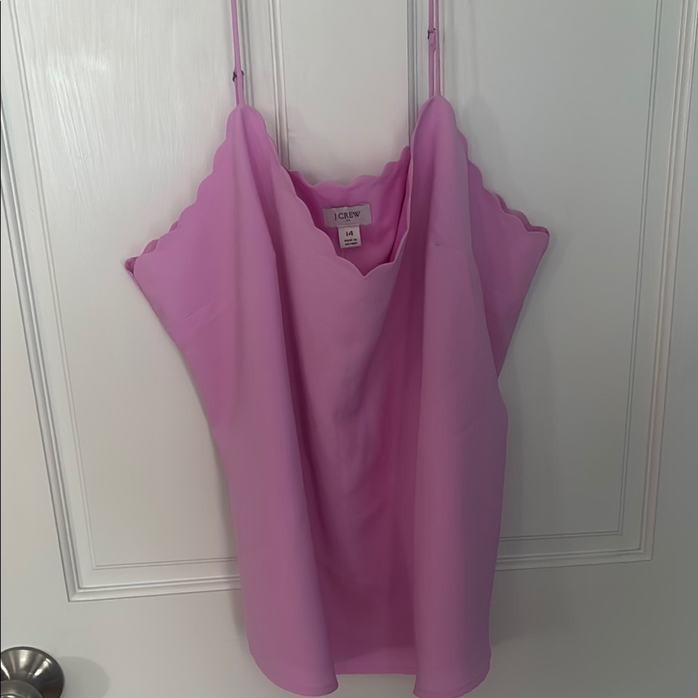 J. Crew Pink Sleeveless Relaxed Camisole